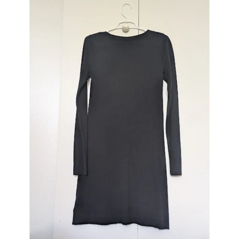 NWT Love By Design Black A-line Girls' Sweater Dress with Pockets Sz L